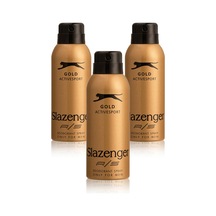 Slazenger Active Sport 3 Lü Set Erkek Gold Deodorant