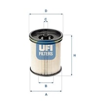 Ufı Yakit Filtresi Astra K 1.6 Cdti 15 B16dte-b16dth-b16dtı