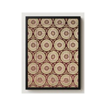 Anonim Güneş Patlamalı Kadife Örtü Çerçevesiz Poster 21x30 Cm A4 Geometrik Desen Etnik Duvar Dekoru