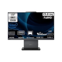 Lenovo ThinkCentre Neo 50A 24 G5 12SC000KTR-33 i7-13620H 96 GB 512 GB SSD 23.8" W11P FHD AIO Masaüstü Bilgisayar
