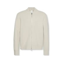 Calvin Klein Ls Bomber Cashmere Bej Erkek Kaşmir Karışımlı Fermuarlı Ceket