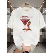 Tarzsokak Unisex Cosmopolitan T-shirt Beyaz