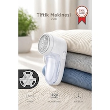 Şarjlı Tüy Ve Tiftik Temizleme Makinesi Extra Bıçaklı 708 Beyaz