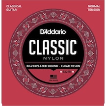 D'addario Ej27N Klasik Tel Set Naylon Normal Tension Silver