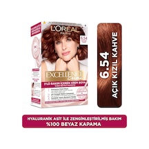 L Oréal Paris Excellence Creme Saç Boyası 6.54 Açık Kızıl Kahve