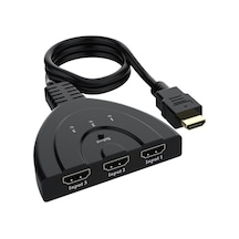 Powermaster Pm 17229 3 Giriş 1 Çıkış HDMI Switcher Toplayıcı Apar