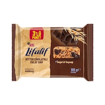 Eti Lifalif Bitter Çikolatalı Yulaf Bar 3 X 35 G - 7 Adet Tarı