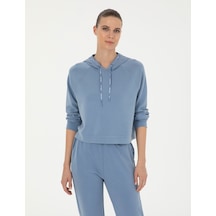 Pierre Cardin Kadın İndigo Sweatshirt 50283339-vr028 İndigo