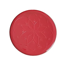 Porland Christina Kırmızı Düz Tabak 32cm