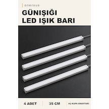 Onerous 35 Cm Günışığı Led Bar, 4 Adet, Anahtarlı Sarı