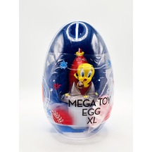 Mega Toy Egg XL Mavi Oyuncaklı Şekerleme 10 G