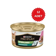 Pro Plan Somonlu Ve Ton Balıklı Kısırlaştırılmış Kedi Konservesi 85 Gr X 12 Adet