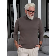 Mens Dream Klasik Yüksek Yakalı Kazak 274720480 Bej