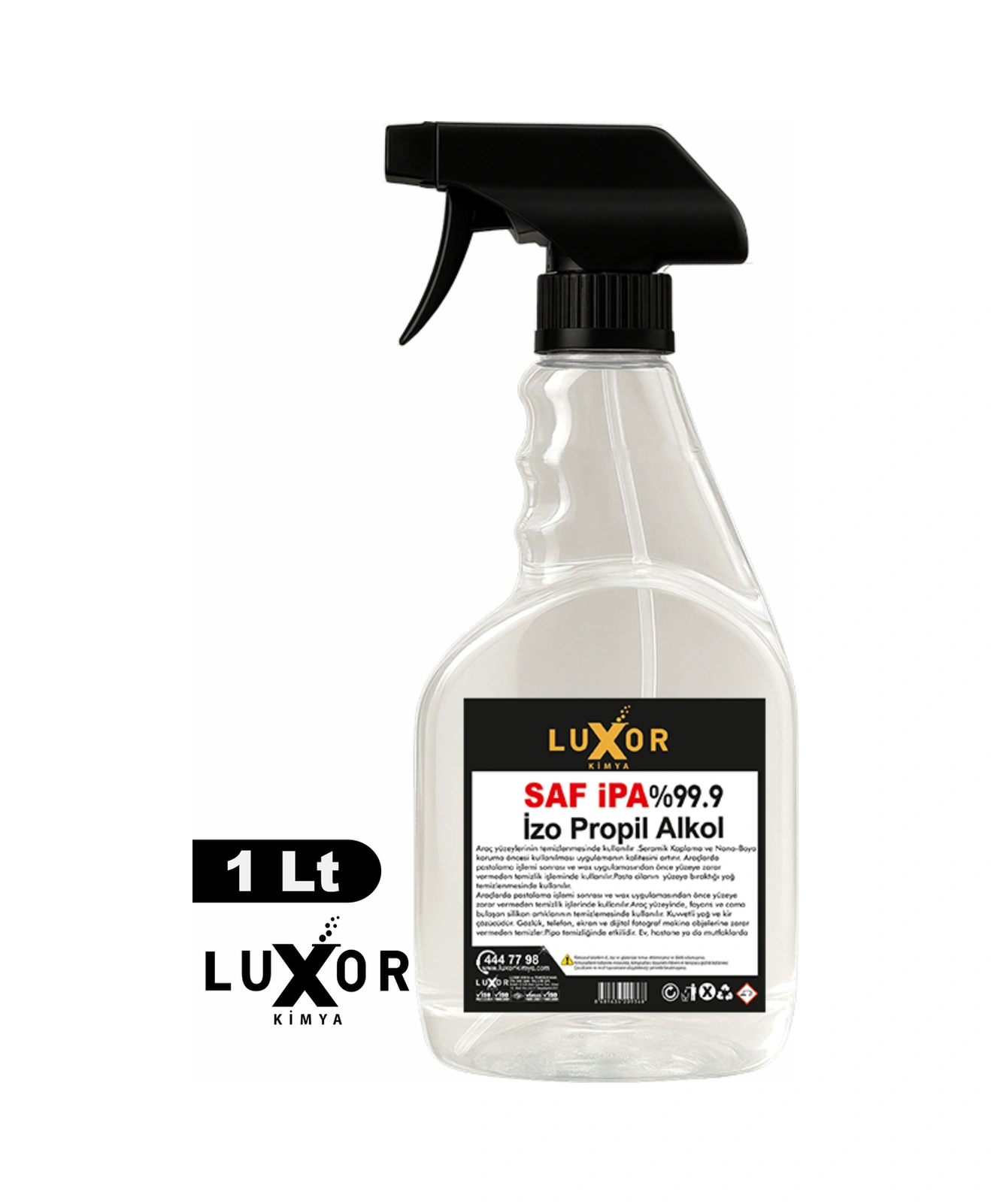 Luxor Kimya Spreyli Saf İpa %99.9 İzopropil Alkol 1 L
