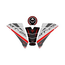 Gp Kompozit Yamaha Mt-25 2020-2022 Uyumlu Tank Pad Seti Kırmızı