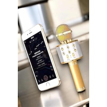 Şarjlı Ve Uzun Pil Ömürlü Karaoke Mikrofon Usb Bellek Destekli Profesyonel Ses Mh-hs8470-4988