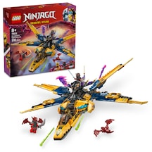 LEGO® NINJAGO® Ras ve Arin'in Süper Fırtına Jeti 71833 - 8 Yaş ve Üzeri Çocuklar için 3 Ninja Minifigürü İçeren Oyuncak Yapım Seti (510P)