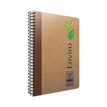 73589 Defter 17x24 Envıro Spiralli Kraft 100 Yaprak Kareli 1794 Açık Gri