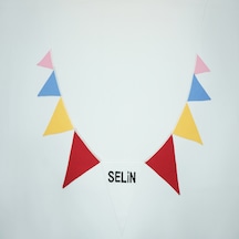 Isimli Banner Doğum Günü Flama Çocuk Ve Bebek Odası Duvar Dekoru