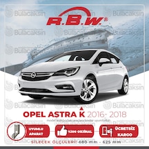 RBW Opel Astra K 2016 - 2018 Ön Muz Silecek Takım