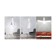 42 Watt 3 Kollu Pervane Led Ampul - 6500k Beyaz Işık