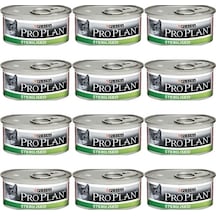 Purina Pro Plan Ton Balıklı ve Somonlu Konserve Kısırlaştırılmış Yetişkin Kedi Maması 12 x 85 G