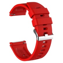 Huawei Watch Gt2 E Frontier Silikon Kayış Kordon Kırmızı-Kırmızı