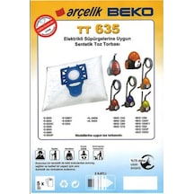 Arçelik Uyumlu Tt635-Beko Süpürge Torbası 20 Adet