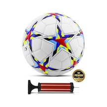 Telvesse Futbol Topu Şampiyonlar Ligi Pompalı Sert Zemin Halı Saha Futbol Topu No:5 Kırmızı 034 Kırmızı