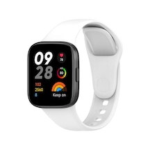 Redmi Watch 3 Klasik Kordon - Beyaz Ahşap