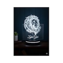 Sevgiliye/erkeğe Özel İsim Yazılı Aslan Lamba