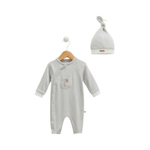 Caramell Patiksiz Bebek Tulum 1258 Gri