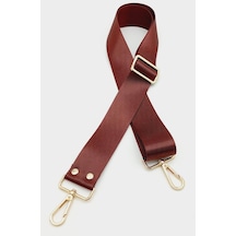 Angel Çanta Aksesuar Polyester Kolon 120x4 Cm Bordo Light Gold Metalli