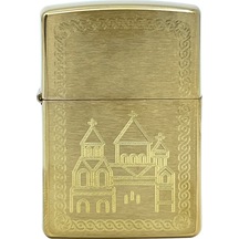 Zippo Old Chapel Dizayn Çakmak Sarı