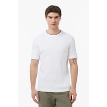 Nautica Erkek Beyaz Regular Fit T-shirt-14609