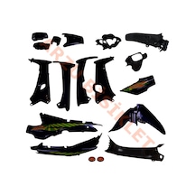 KAPORTA SET (SİYAH) (KALIPSO - ÇELİK) CUB YUKİ GUSTO