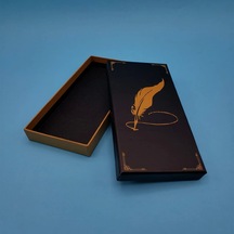 Kalem Kutusu Siyah Tüylü Kalem Tasarımlı Asorti