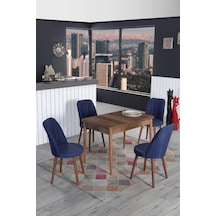 4 Kişilik Sabit Masa Sandalye Takımı Mutfak Masası 70 x 110 Masa Takımı