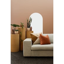 MSticker Bohem Tarzı Oval Beyaz Duvar Dekorasyon Sticker (60X100 Cm)