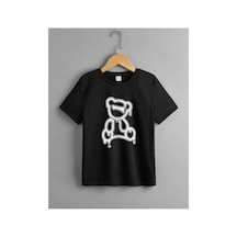 Çocuk Unisex Baskılı T-shirt - Siyah