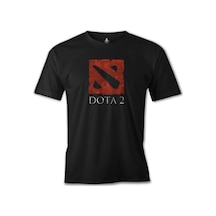 Dota 2 - Logo2 Siyah Erkek Tshirt
