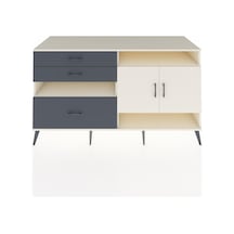 Kronos Konsol 4 Raflı 3 Çekmeceli 2 Kapaklı 176x59x99 Aytaşı-ayta Aytaşı-aytaşı/antrasit
