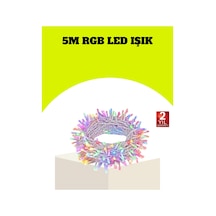 Enerji Tasarruflu Şeffaf Kablo 5 M 50 Led Dekor Işık