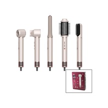 Rose Gold Air Brush 5in1 Bukle-hacimle-düzleştir-2-fırça Saç Kurutma - Şekil Makinesi 1300w3-kdm.hız - Derece Shd-1729 Timya/go1395 197912