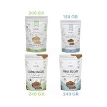 OG natural 4'lü Organik Keçiboynuzlu ve Zeytinyağlı Bebek Bisküvisi ve Bisküvi Tozu Seti +6 Ay