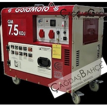 Goldmoto Gm7.5Kdj Dizel Marşlı Kabinli Jeneratör 7.5 Kw Monofaze