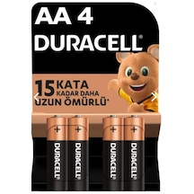 Duracell Aa Alkalin Kalem Pil 4'lü Paket 1,5 V Lr6/mn1500
