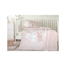 Özdilek Hello Rabbit Bebek Battaniyeli Nev Tk Rf Pembe