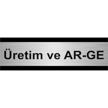 Üretim Ve Ar-ge 5x20cm Gümüş Renk Metal Yönlendirme Levhası