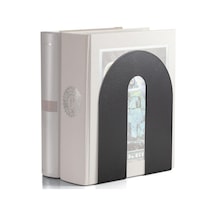 Kitap Destekleri, Ağır, 25,4 Cm, Çelik, Siyah 93182